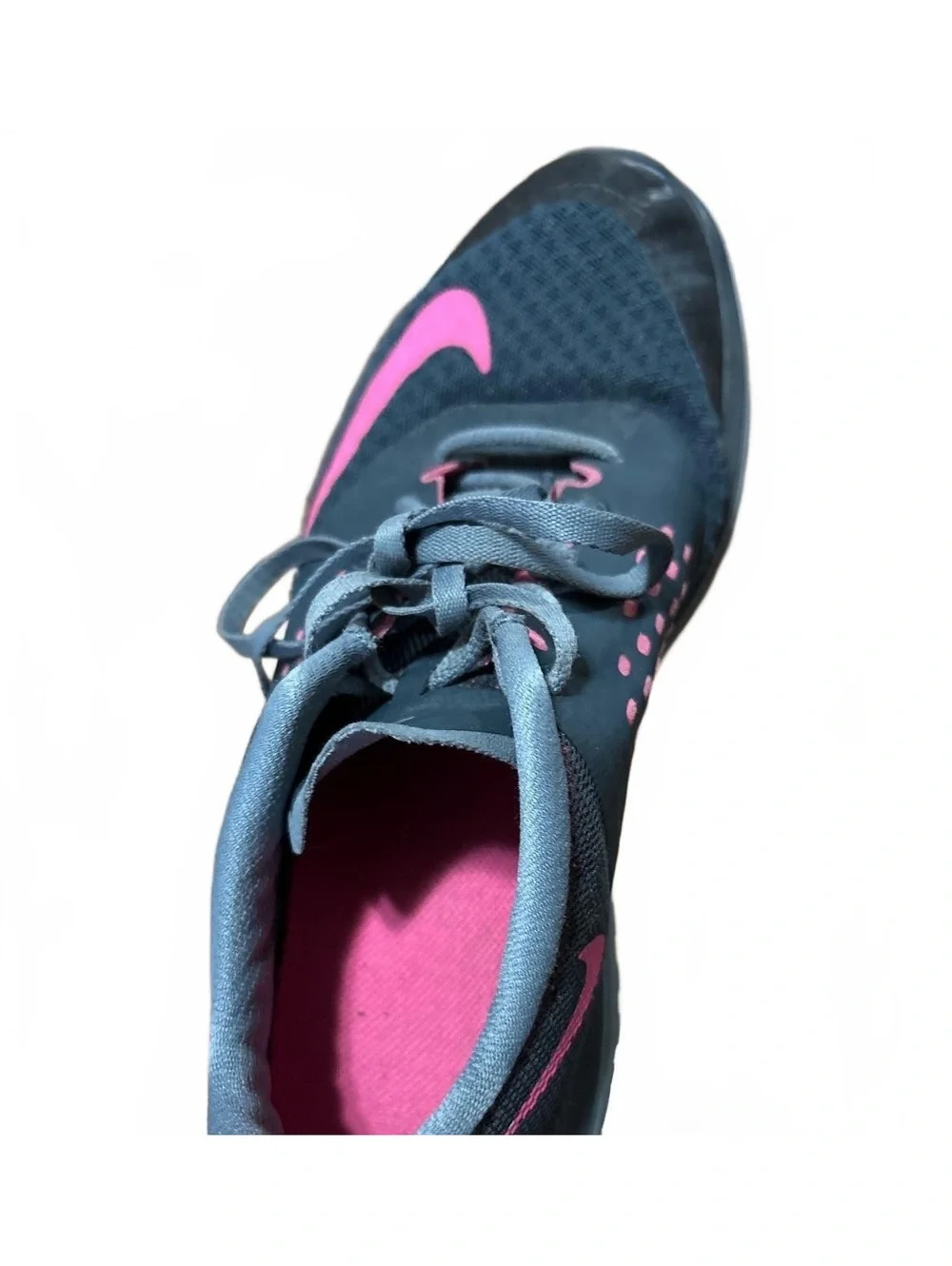 Nike FS Lite Run 2 Women's 684667-005 Grey Pink Running Shoes Size 7.5